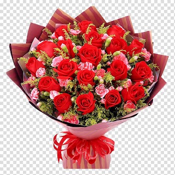 Garden roses Beach rose Flower bouquet Valentines Day Gift, Rose bouquet for Valentine's Day gift transparent background PNG clipart