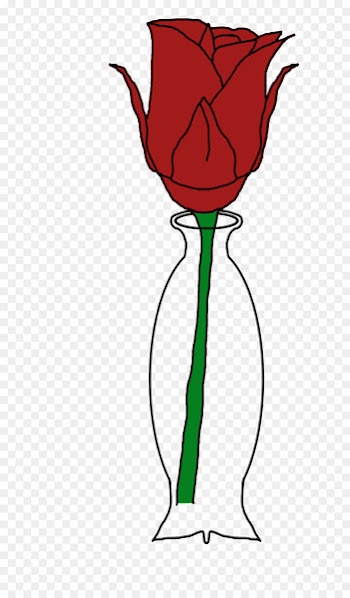 Garden roses Clip art Cartoon Plant stem Line art -  