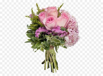 Garden roses Flower bouquet Bride Nosegay - Bride holding flowers 