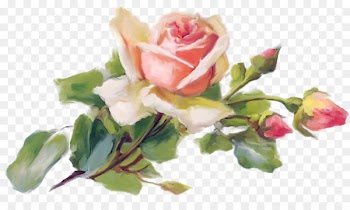 Garden roses Painting Image Art Download - painting 