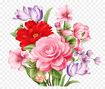 Garden roses Peony Flower - Wong Ting-painted peony 