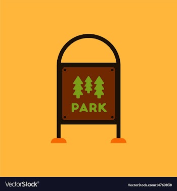 Garden sign vector image