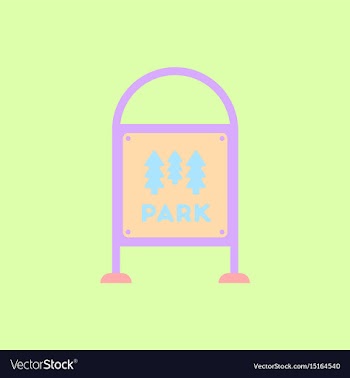 Garden sign vector image