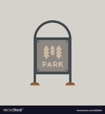 Garden sign vector image