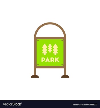 Garden sign vector image