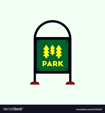 Garden sign vector image