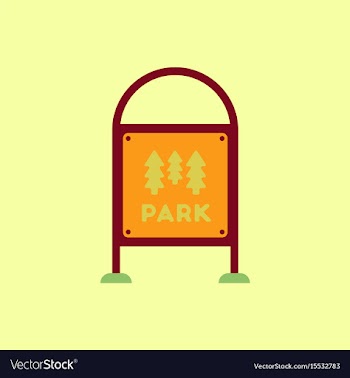 Garden sign vector image