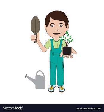 Gardener vector image