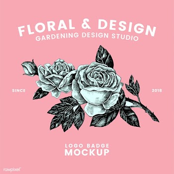 Gardening and floral logo design vector | Free stock vector - 463521
