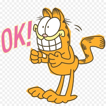 Garfield Cat Paws, Inc. LINE Sticker - courteous stamp 