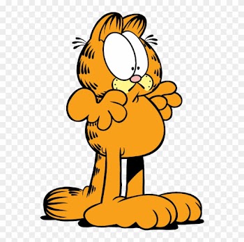 Garfield Clipart Scared - Garfield Scared Png