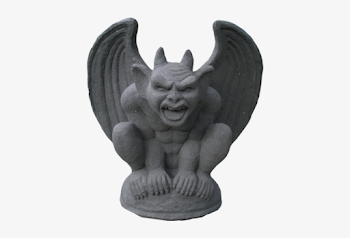 Gargoyle With Horns - Gargoyle Stone - Free Transparent PNG ...