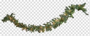 Garland Christmas , garland transparent background PNG clipart