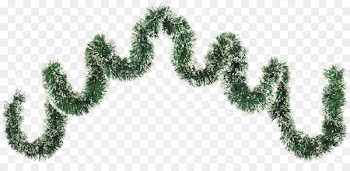 Garland Christmas ornament Tinsel New Year tree - black beans 