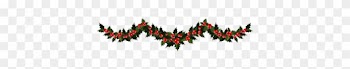 Garland Christmas Red Transparent Png Image, Clipart - Holiday Garland