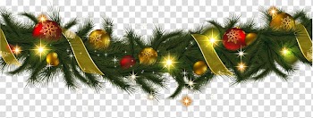Garland Christmas Wreath , christmas transparent background PNG clipart