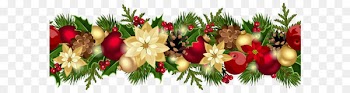 Garland Clip art - Christmas Decorative Garland PNG Clipart Picture 