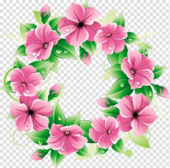 Garland Flower bouquet Wreath, garland transparent background PNG clipart