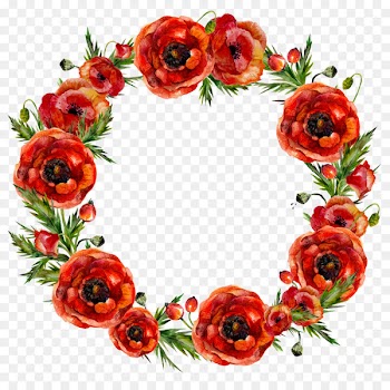Garland Flower Red Wreath - Flower garlands 