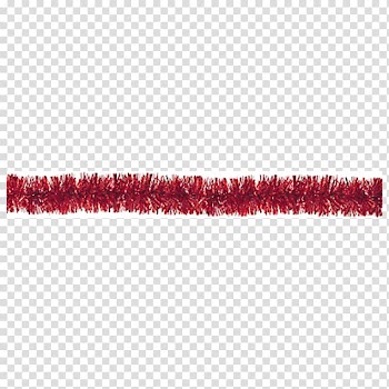 Garland Tinsel Candy cane Christmas decoration, garland transparent background PNG clipart