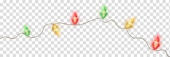 Garland Yellow Christmas lights , garland transparent background PNG clipart