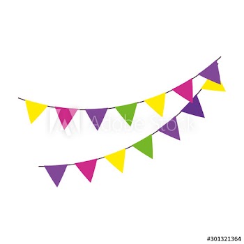 garlands hanging decoration design