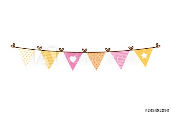 garlands party hanging icon