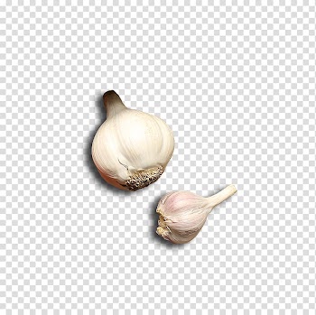 Garlic Vegetable Computer file, Two garlic transparent background PNG clipart