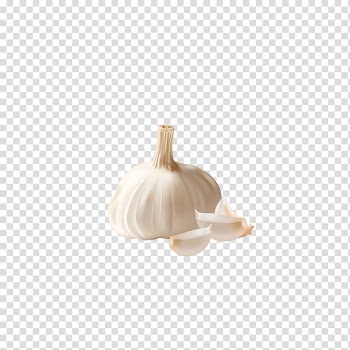 Garlic Vegetable Food Condiment, Broke garlic transparent background PNG clipart