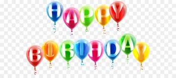 Gas balloon Birthday Party Gift - Happy Birthday PNG 