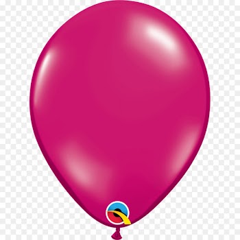 Gas balloon Blue Red Qualatex Deco Bubble Clear Balloon - biground background 
