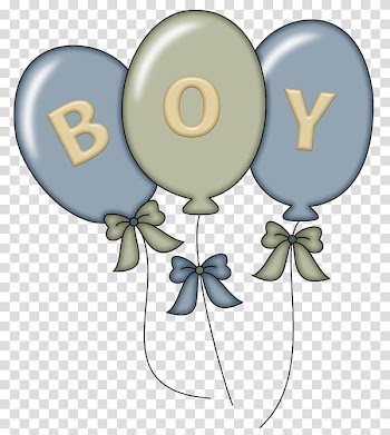 Gas balloon Boy Baby blue , 50 transparent background PNG clipart