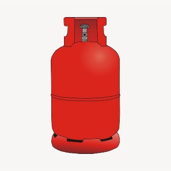 Gas bottle sticker, object illustration | Free PSD - rawpixel