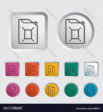  					Gas Containers vector image														