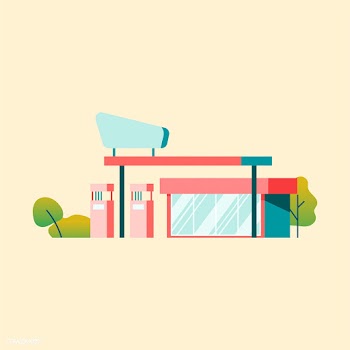 Gas or petrol station vector | Free stock vector - 486916