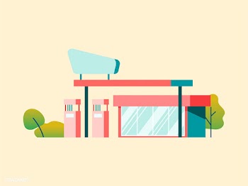 Gas or petrol station vector | Free stock vector - 486922