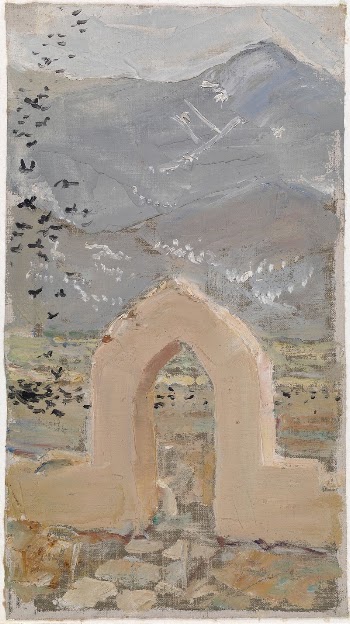 Gate in taos, 1925, by Akseli | Free Photo - rawpixel