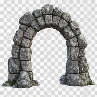 Gateway to the Underground: A Hyper-Realistic Fantasy Archway Gateway to the Underground: A Hyper-Realistic Fantasy Archway