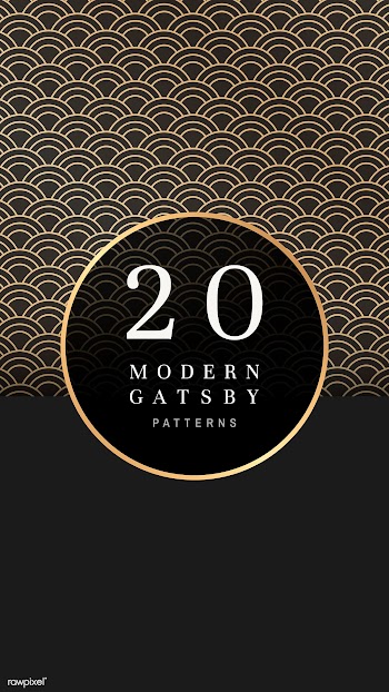 Gatsby patterned banner | Free stock vector - 599169