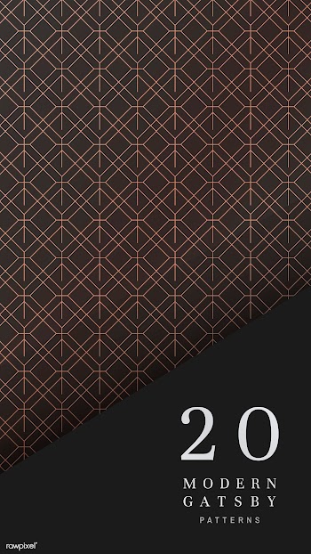 Gatsby patterned banner | Free stock vector - 599180