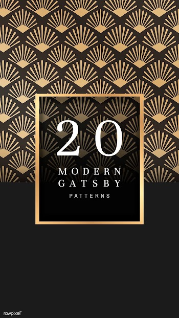 Gatsby patterned banner | Free stock vector - 599191