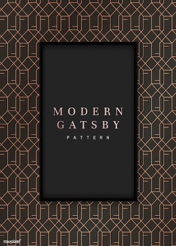 Gatsby patterned frame | Free stock vector - 599165