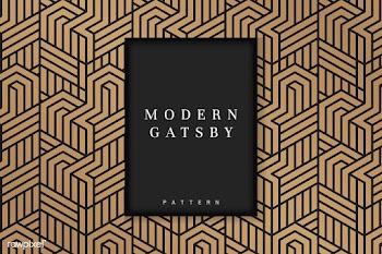 Gatsby patterned frame | Free stock vector - 599167