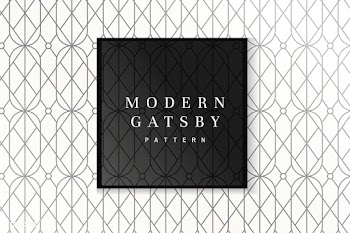 Gatsby patterned frame | Free stock vector - 599184