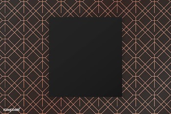 Gatsby patterned frame | Free stock vector - 599188
