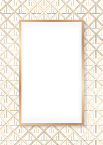 Gatsby patterned frame | Free stock vector - 599190