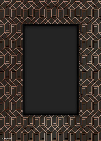 Gatsby patterned frame | Free stock vector - 599193