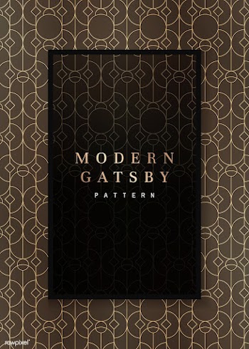 Gatsby patterned frame | Free stock vector - 599198