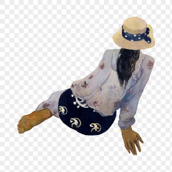 Gauguin's Siesta png sticker, famous | Free PNG - rawpixel