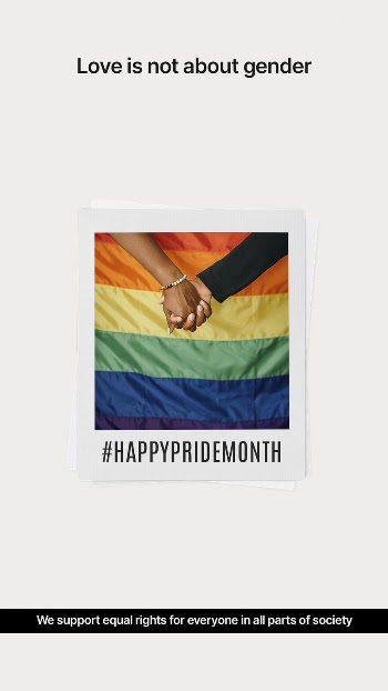 Gay pride Instagram story template, | Free PSD Template - rawpixel